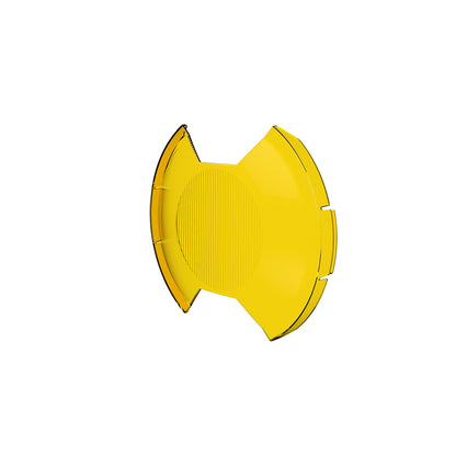 Head Light Cover Light Shield SAE Driving Yellow KC Hilites-7