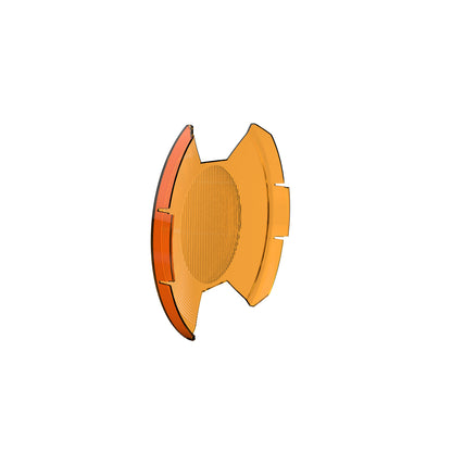 Head Light Cover Light Shield Driving Amber KC Hilites-5