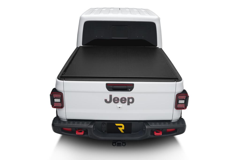 Lo Pro Tonneau Cover Black 2020-2025 Jeep Gladiator with or without Trail Rail System Truxedo-7