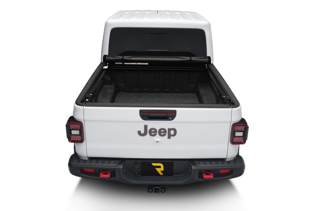 Lo Pro Tonneau Cover Black 2020-2025 Jeep Gladiator with or without Trail Rail System Truxedo-9