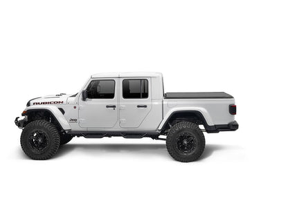 Lo Pro Tonneau Cover Black 2020-2025 Jeep Gladiator with or without Trail Rail System Truxedo-10