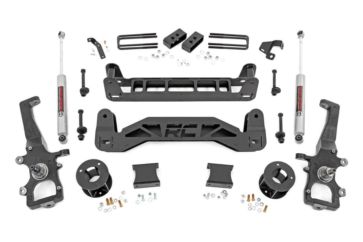 Rough Country 4 Inch Suspension Lift Kit 04-08 F-150 Rough Country
