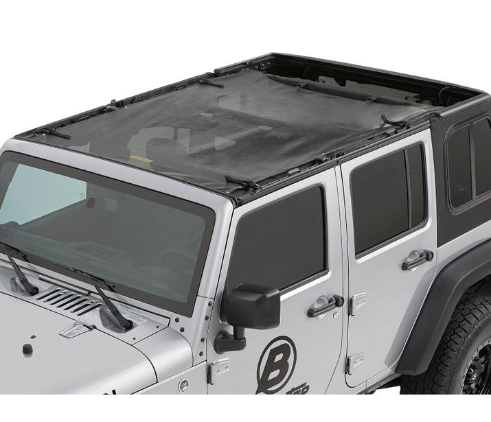 Sun Extended Safari Style Bikini Top For Jeep 2007-2018 Wrangler JK 4 Door Bestop-1