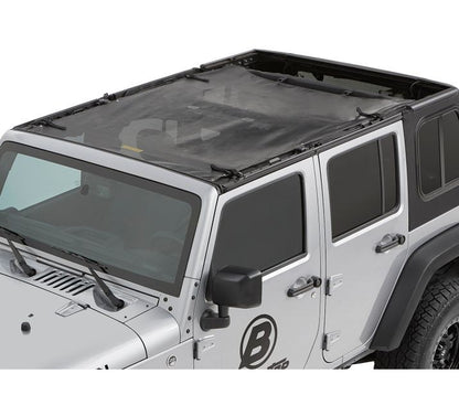 Sun Extended Safari Style Bikini Top For Jeep 2007-2018 Wrangler JK 4 Door Bestop-1