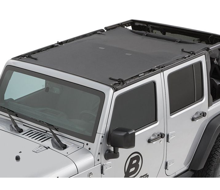 Sun Extended Safari Style Bikini Top For Jeep 2007-2018 Wrangler JK 4 Door Bestop