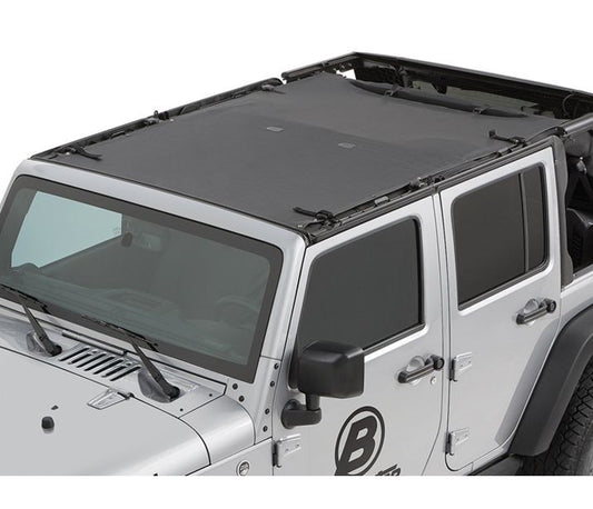 Sun Extended Safari Style Bikini Top For Jeep 2007-2018 Wrangler JK 4 Door Bestop