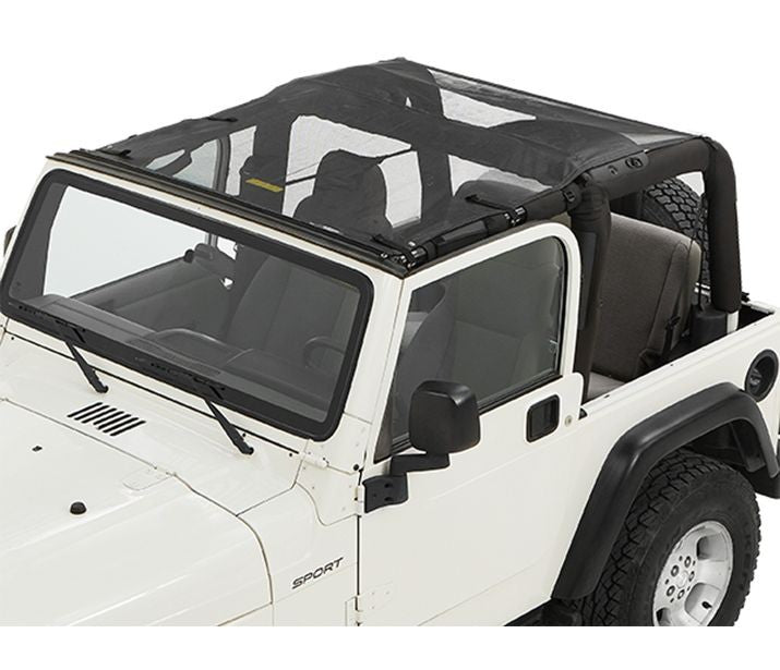 Bestop Sun Extended Safari Style Bikini Top For Jeep 1997-2006 Wrangler TJ Bestop