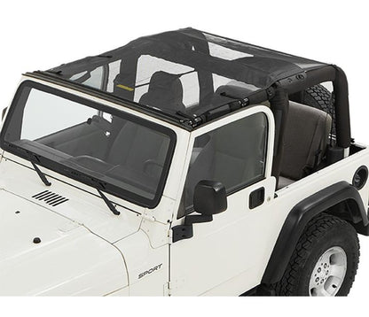 Sun Extended Safari Style Bikini Top For Jeep 1997-2006 Wrangler TJ Bestop-1