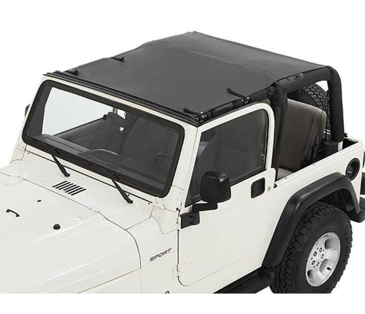Bestop Sun Extended Safari Style Bikini Top For Jeep 1997-2006 Wrangler TJ Bestop