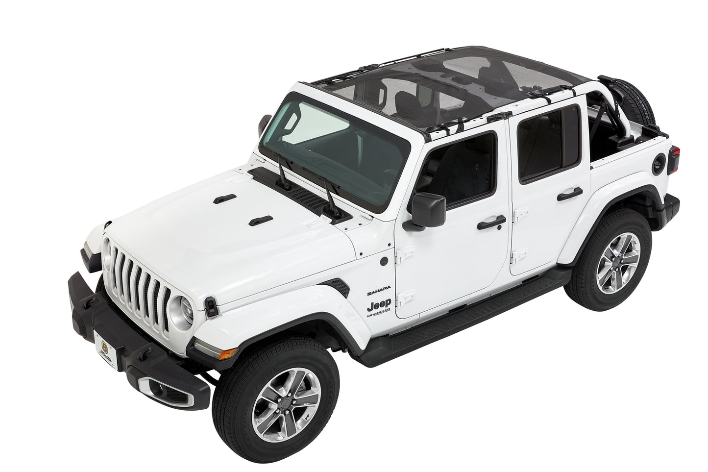 Bestop Sun Extended Safari Style Bikini Top For Jeep 2018-Current Wrangler JL 2 Door Bestop