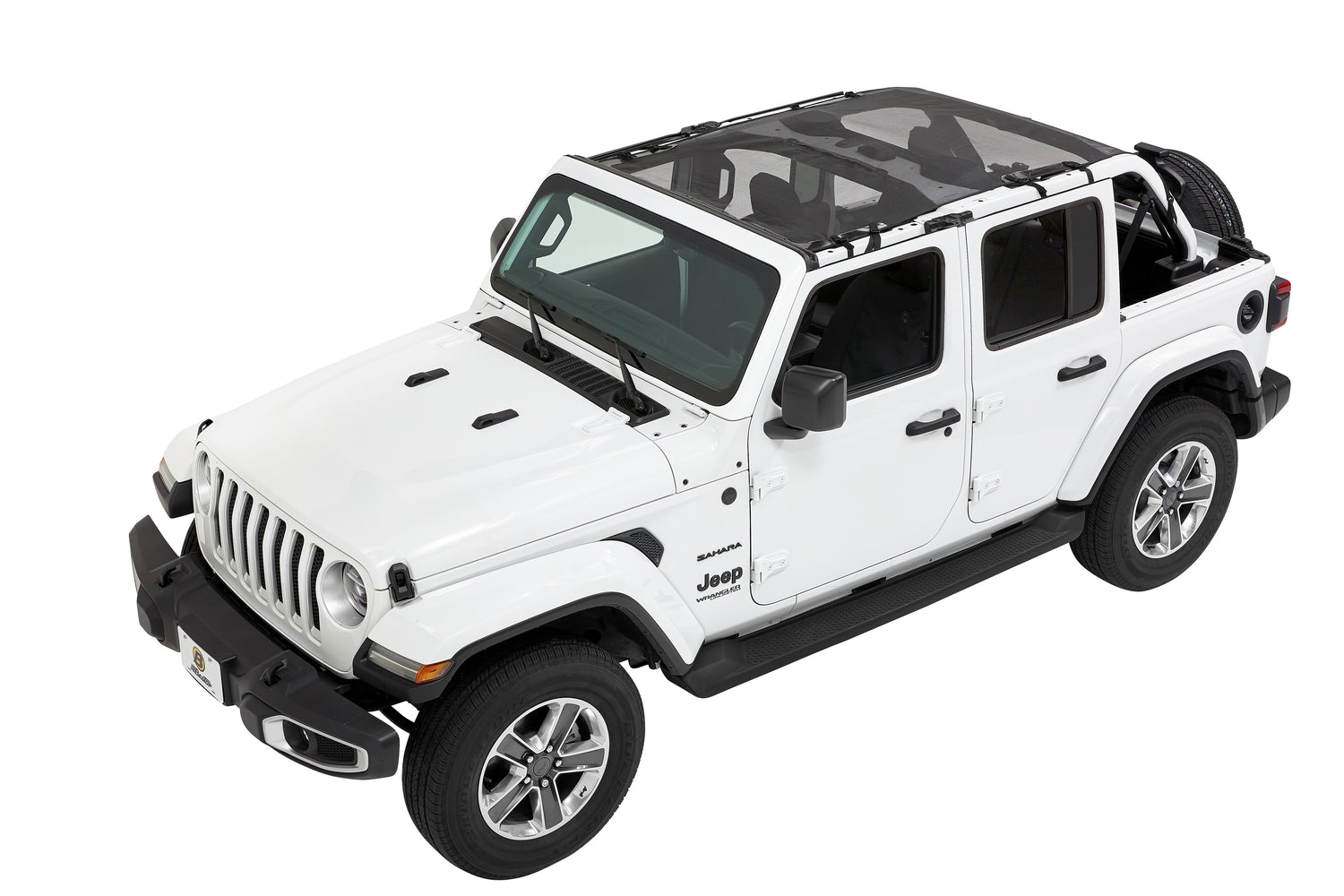 Bestop Sun Extended Safari Style Bikini Top For Jeep 2018-Current Wrangler JL 2 Door Bestop