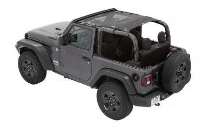 Sun Extended Safari Style Bikini Top For Jeep 2018-Current Wrangler JL 2 Door Bestop