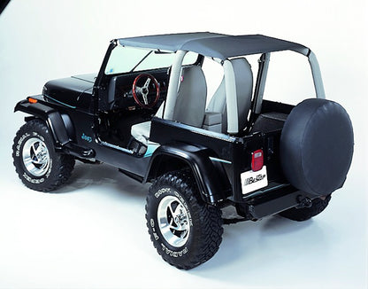 Strapless Extended Safari Style Bikini Top For Jeep 1992-1995 Wrangler YJ Bestop-1