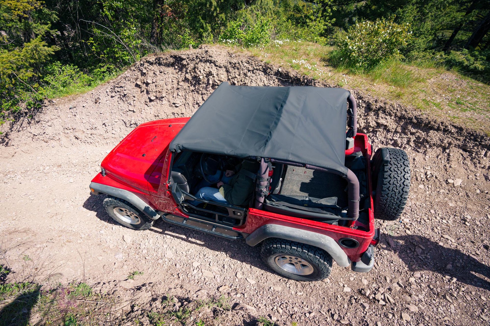 Jeep Bikini Top Header Safari Bikini Tops For Jeep 1997-2002 Wrangler TJ Bestop-14