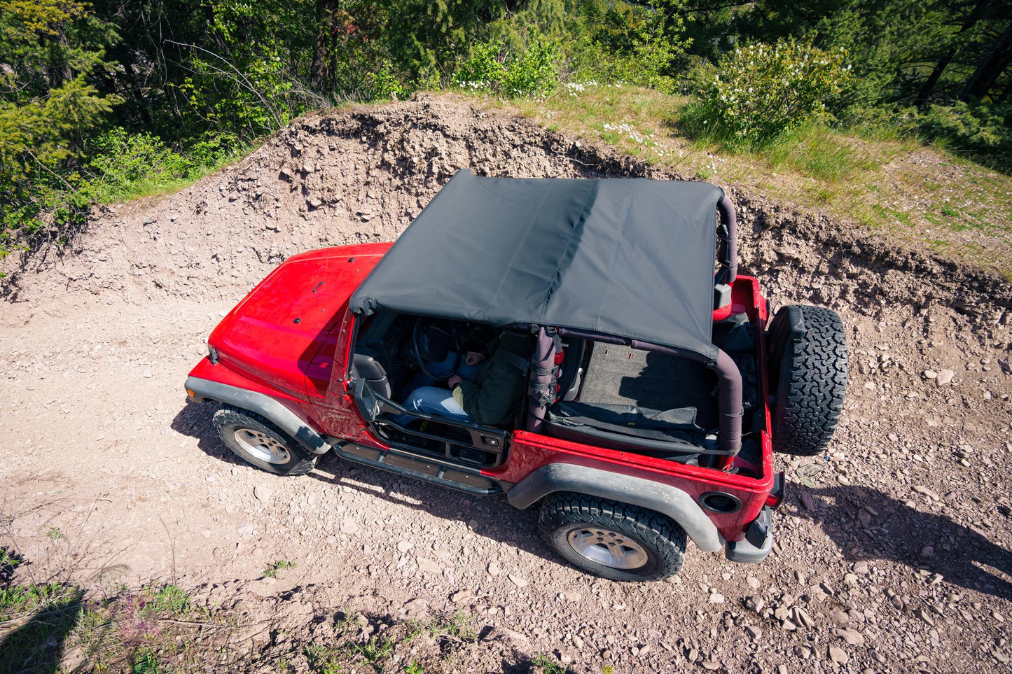 Jeep Bikini Top Header Safari Bikini Tops For Jeep 1997-2002 Wrangler TJ Bestop-3