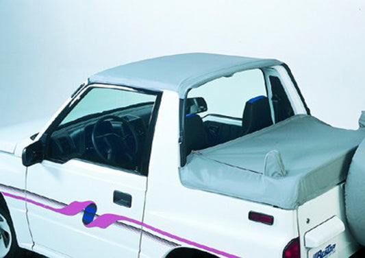 GEO Tracker/Suzuki Sidekick Bikini Top Strapless Standard Targa Style Bikini Top For Geo/Suzuki 1989-1994 Tracker/Sidekick Black Denim Bestop