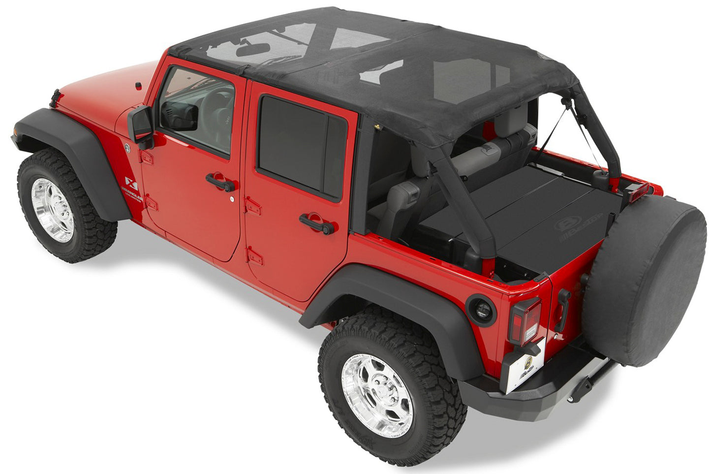 Jeep Bikini Top Header Safari Bikini Tops For Jeep 2007-2009 Wrangler JK 4 Door Bestop-1