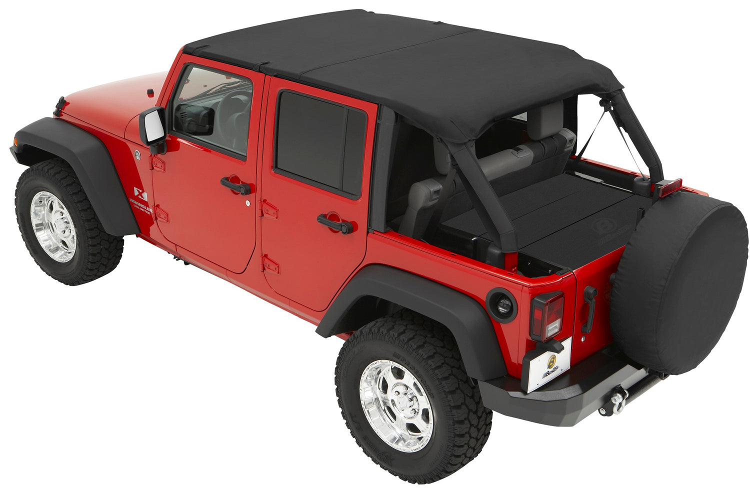 Bestop Jeep Bikini Top Header Safari Bikini Tops For Jeep 2007-2009 Wrangler JK 4 Door Bestop