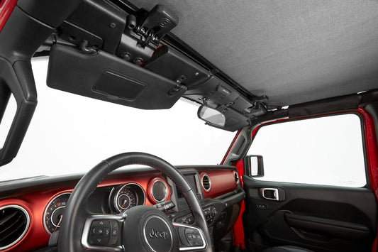 Bestop Header Safari Bikini Jeep '24-26 Wrangler JL 4-Door Black Diamond Bestop