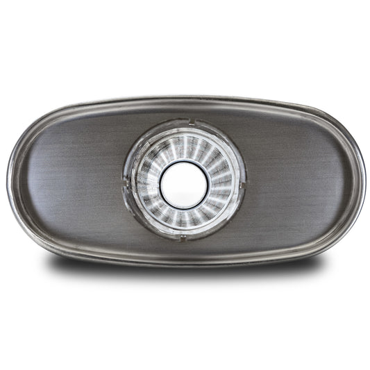 Stainless Steel Exhaust Muffler 2.5 Inch Inlet and Outlet W/adapter 91-99 Jeep 4.0L Banks Power-1