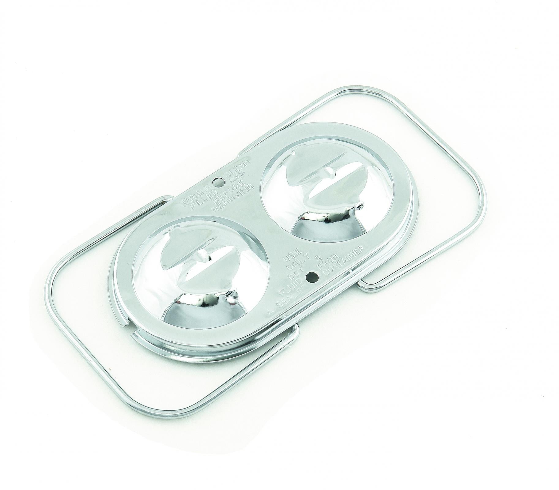 Chrome Master Cylinder Cover Chrome Master Cylinder Cover Mr Gasket