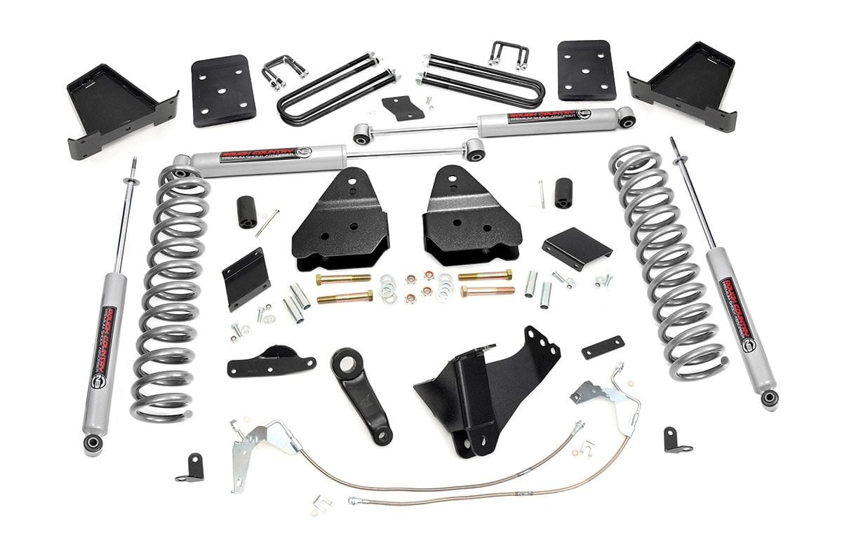 6 Inch Lift Kit | Gas | OVLD | M1 | Ford F-250 Super Duty 4WD (2015-2016) Rough Country