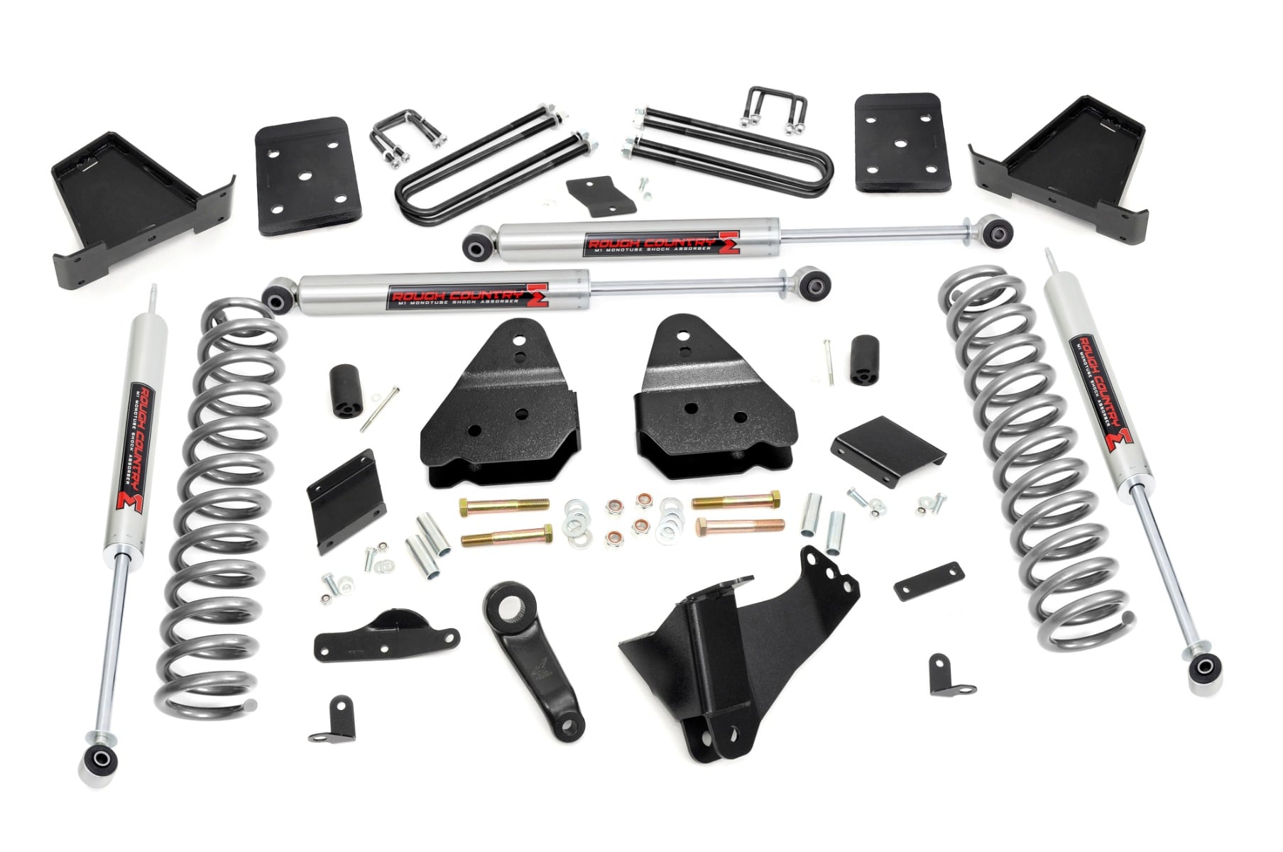 6 Inch Lift Kit Gas No OVLD M1 Ford F-250 Super Duty 4WD (2015-2016) Rough Country