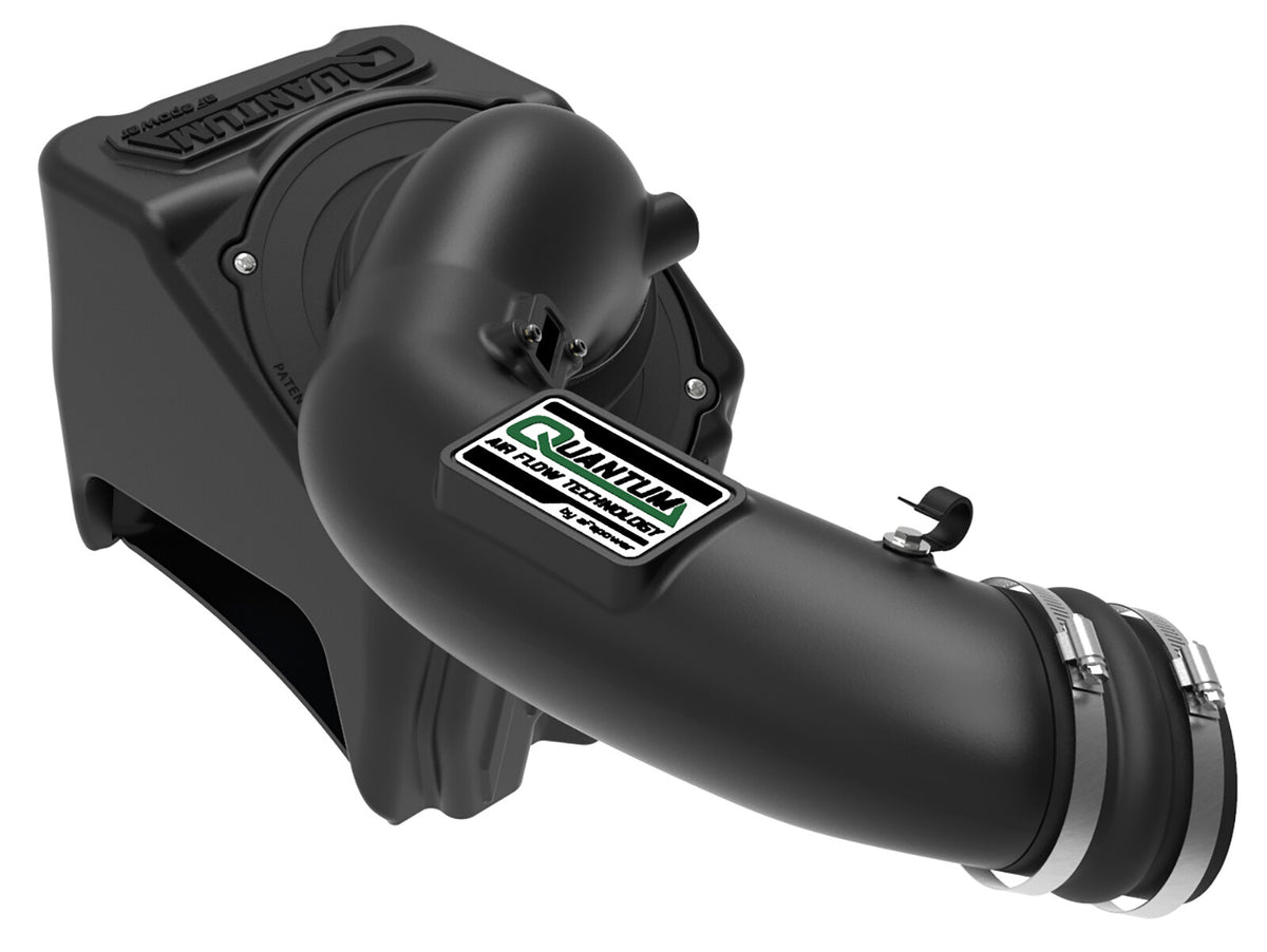 Quantum Cold Air Intake System w/ Pro Dry S Filter Ford Diesel Trucks 17-19 V8-6.7L (td) aFe Power-2