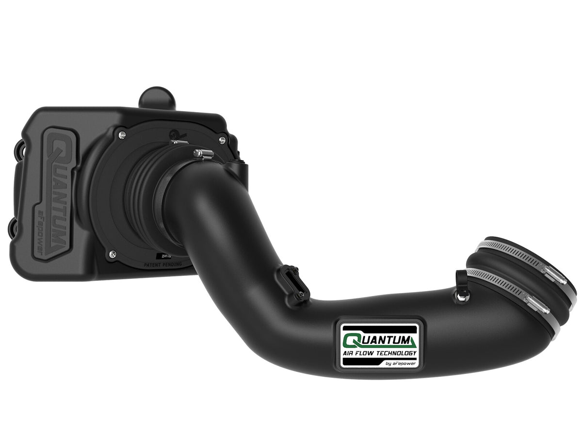 Quantum Cold Air Intake System w/ Pro Dry S Filter Ford Diesel Trucks 17-19 V8-6.7L (td) aFe Power-3
