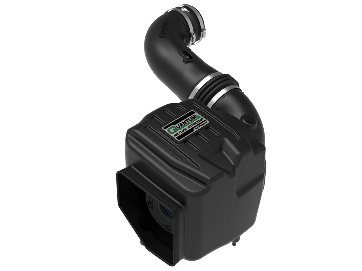 Quantum Cold Air Intake System w/ Pro 5R Filter GM Diesel Trucks 07.5-10 V8-6.6L (td) Lmm aFe Power-2