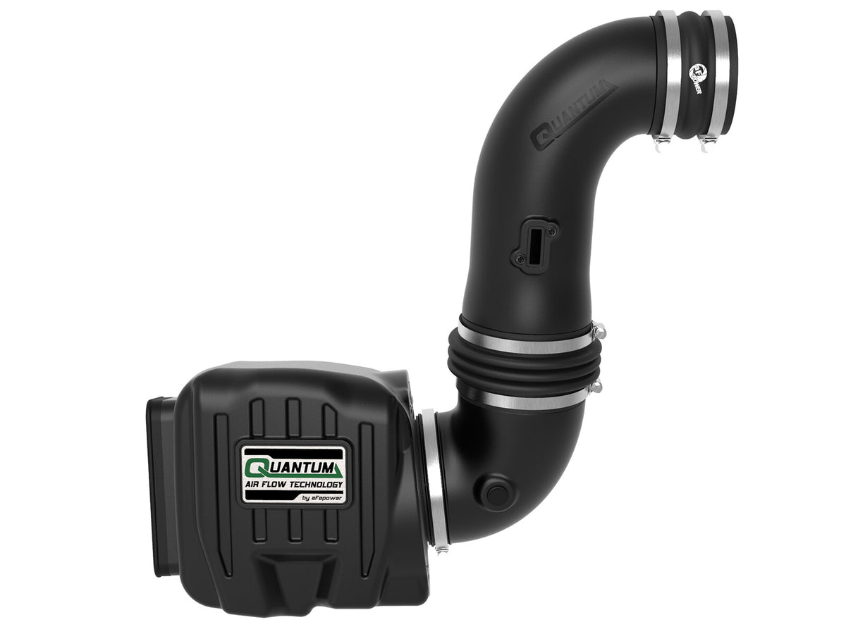 Quantum Cold Air Intake System w/ Pro 5R Filter GM Diesel Trucks 07.5-10 V8-6.6L (td) Lmm aFe Power-3