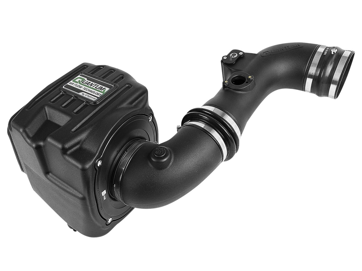 Quantum Cold Air Intake System w/ Pro Dry S Filter GM Diesel Trucks 11-16 V8-6.6L (td) Lml aFe Power