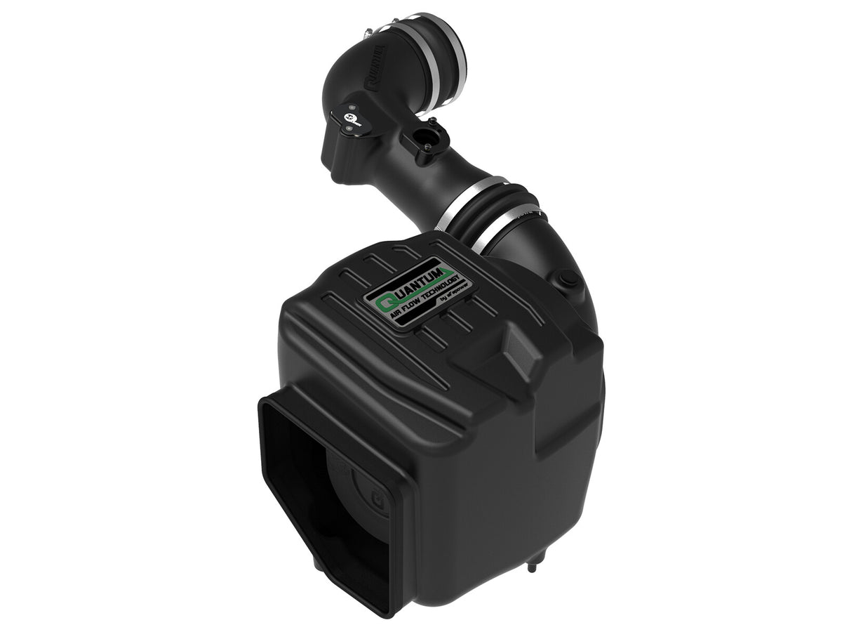 Quantum Cold Air Intake System w/ Pro Dry S Filter GM Diesel Trucks 11-16 V8-6.6L (td) Lml aFe Power-1
