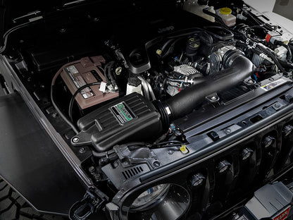 Quantum Cold Air Intake System w/ Pro Dry S Filter Jeep Wrangler (Jl)/Gladiator (Jt) 18-26 V6-3.6L aFe Power-6