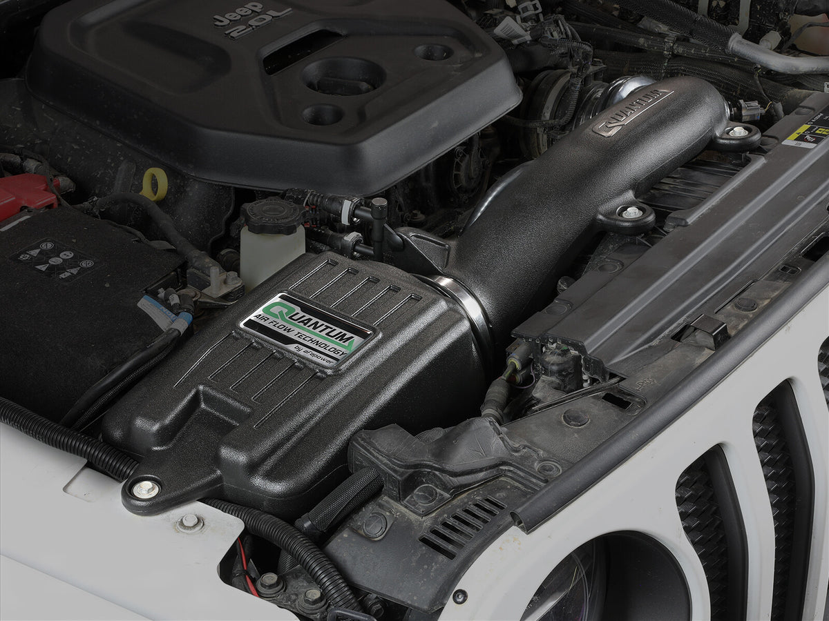 Quantum Cold Air Intake System w/ Pro 5R Filter Jeep Wrangler (Jl) 18-23 L4-2.0L (t) aFe Power-5