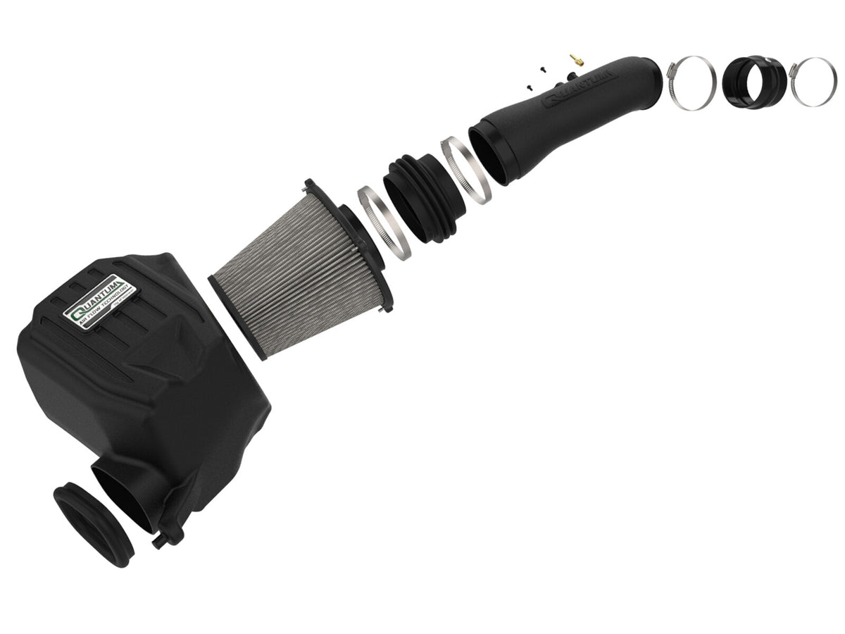 Quantum Cold Air Intake System w/ Pro Dry S Filter Toyota Tundra 07-21 V8-5.7L aFe Power-1