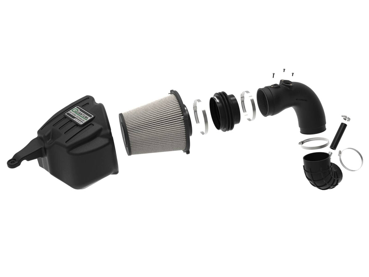 Quantum Cold Air Intake System w/ Pro Dry S Filter Dodge Diesel Trucks 07.5-09 L6-6.7L (td) aFe Power-1