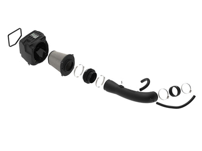 Quantum Cold Air Intake System w/ Pro Dry S Filter GM Silverado/Sierra 1500 14-19 V8-5.3/6.2L aFe Power-1