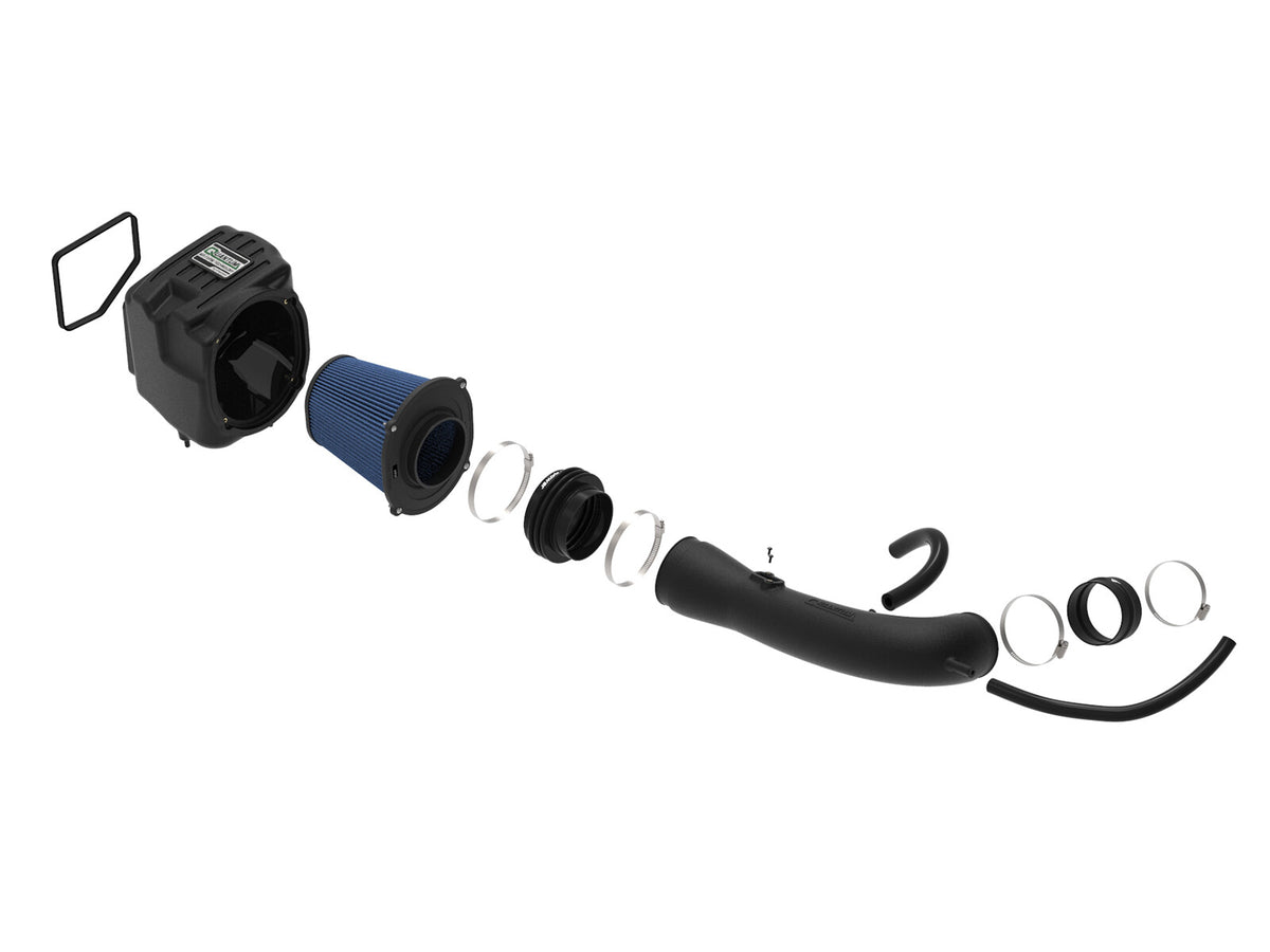 Quantum Cold Air Intake System w/ Pro 5R Filter GM Silverado/Sierra 1500 14-19 V8-5.3/6.2L aFe Power-1