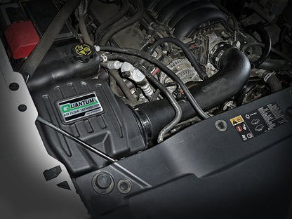 Quantum Cold Air Intake System w/ Pro 5R Filter GM Silverado/Sierra 1500 14-19 V8-5.3/6.2L aFe Power-5