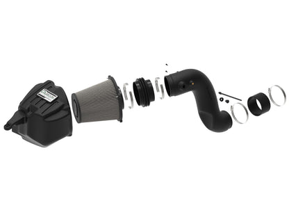 Quantum Cold Air Intake System w/ Pro Dry S Filter Dodge Diesel Trucks 03-07 L6-5.9L (td) aFe Power-1
