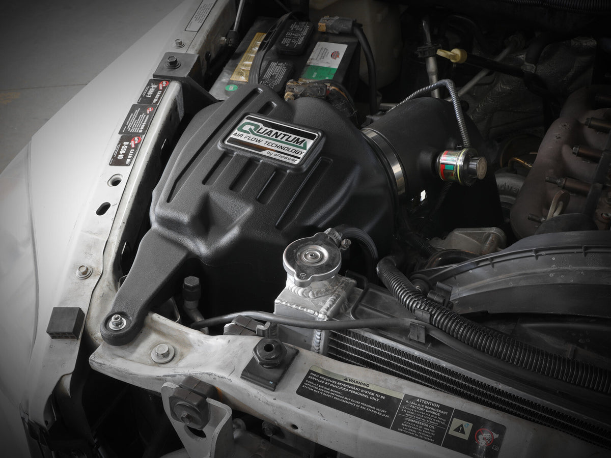 Quantum Cold Air Intake System w/ Pro 5R Filter Dodge Diesel Trucks 03-07 L6-5.9L (td) aFe Power-5