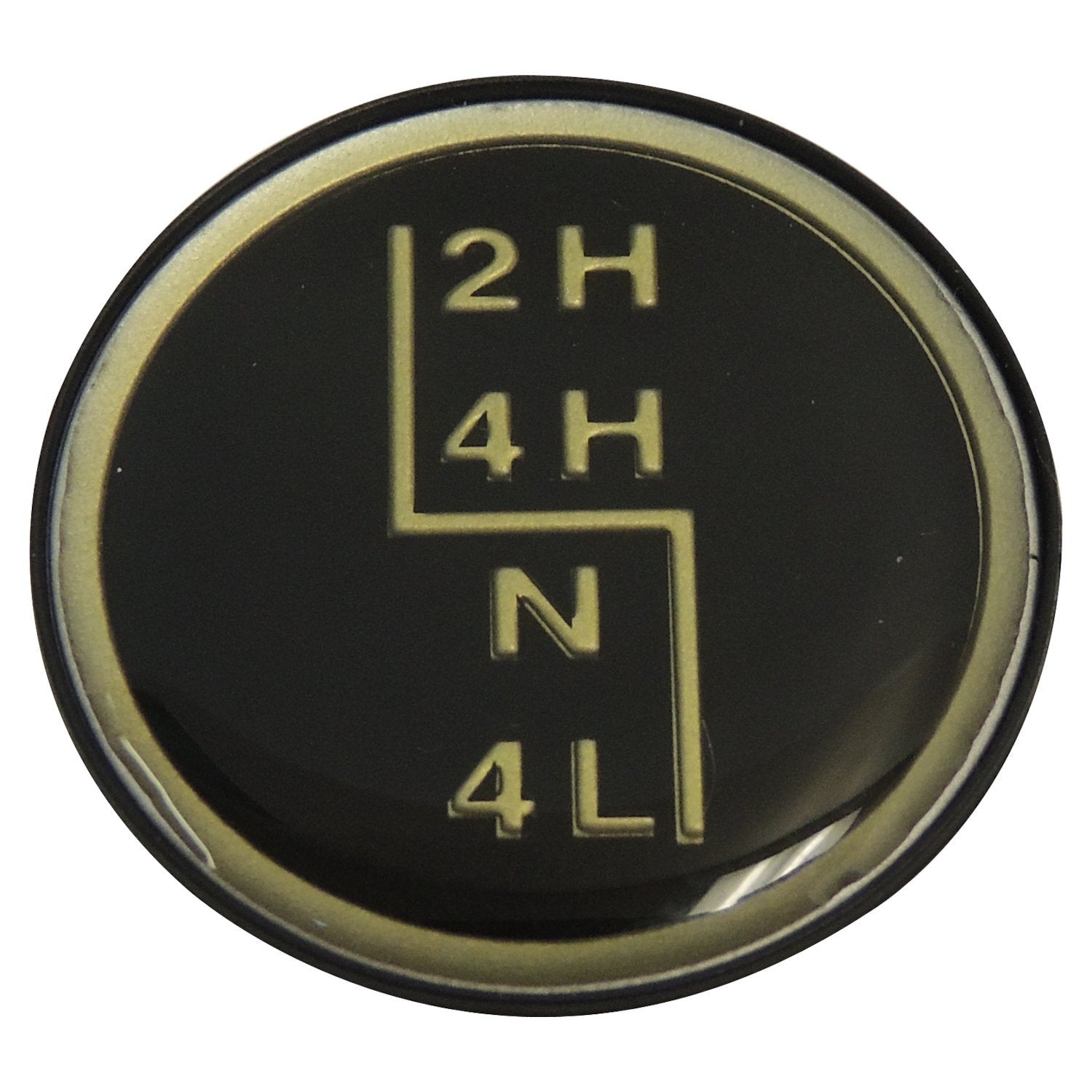 Shift Knob Insert for 1987-1995 Jeep YJ Wrangler w/ NP231 Transfer Case Crown Automotive