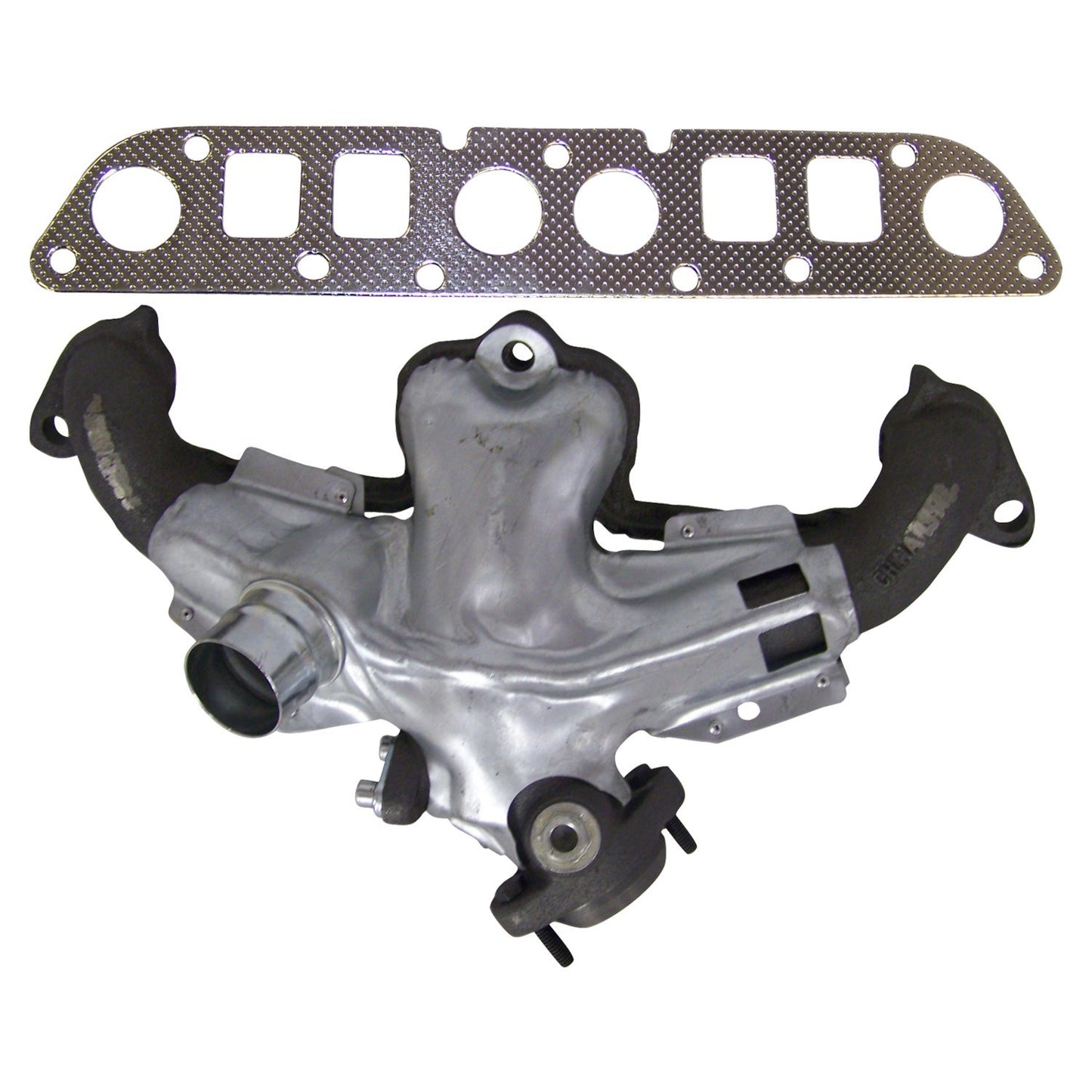 Exhaust Manifold Kit for Misc. 1983-02 Jeep & Dodge Vehicles w/ 2.5L Engine Crown Automotive