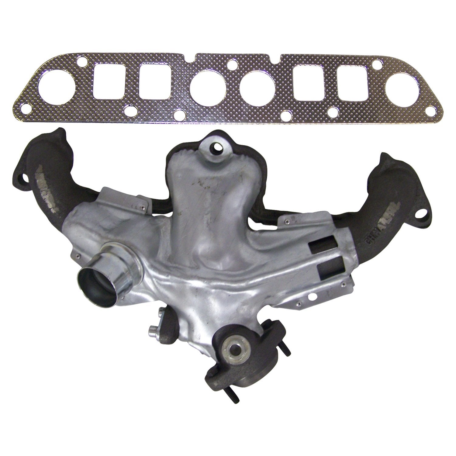 Exhaust Manifold Kit for Misc. 1983-02 Jeep & Dodge Vehicles w/ 2.5L Engine Crown Automotive