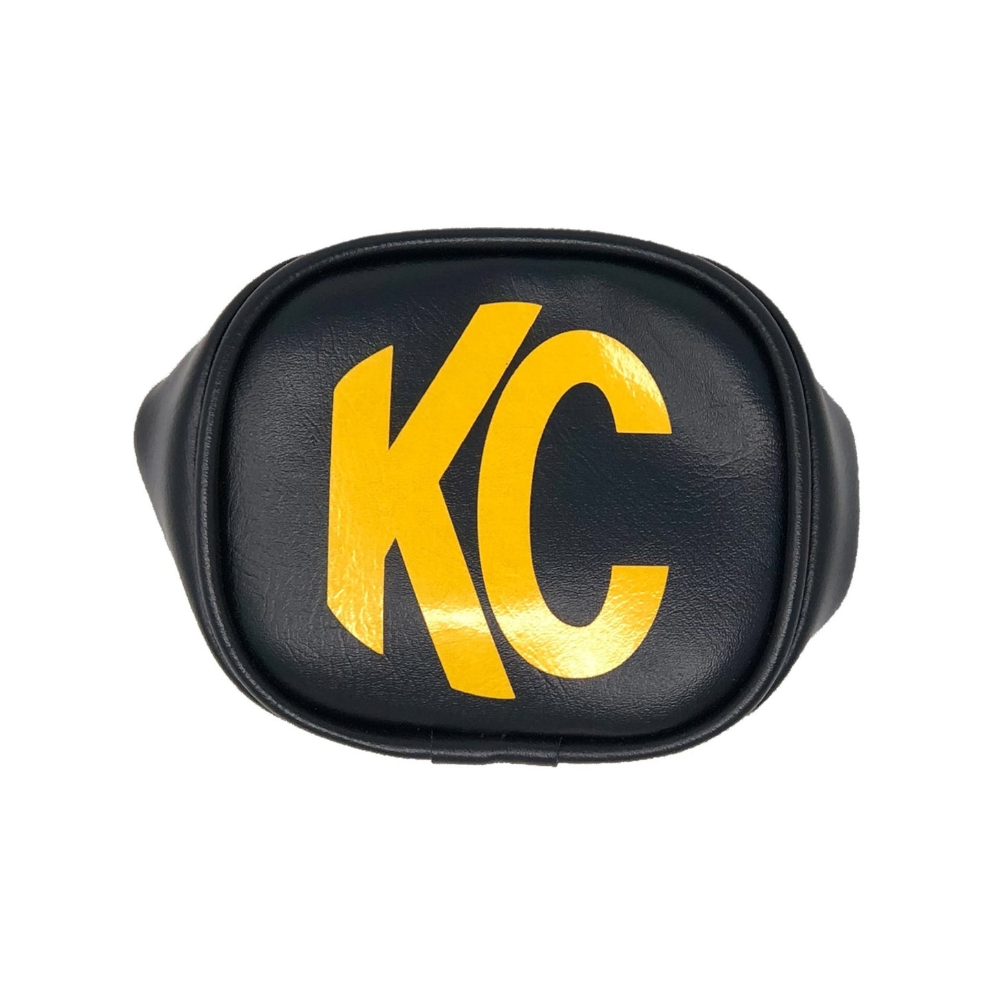 Head Light Cover 3 Inch KC Vinyl Black/Yellow KC Pair KC Hilites
