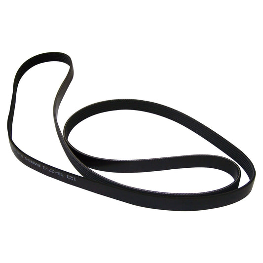 Accessory Drive Belt for Various 81-06 Jeep Models, 87.5 Inch Long, 6 Ribs Crown Automotive