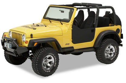 Lower Fabric Half Doors For Jeep 1997-2006 Wrangler TJ Bestop-1