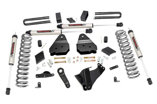 Rough Country 4.5 Inch Suspension Lift Kit w/V2 Shocks 11-14 F-250 4WD Rough Country