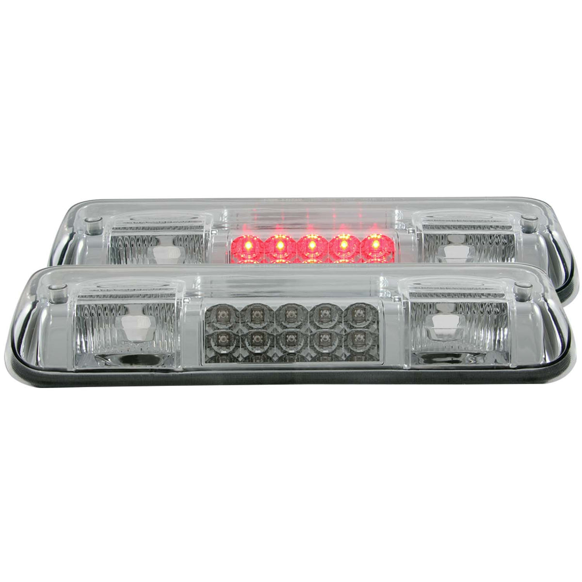 Center High Mount Stop Light LED Clear Lens Chrome Housing Ford F-150 2004-2008 AnzoUSA